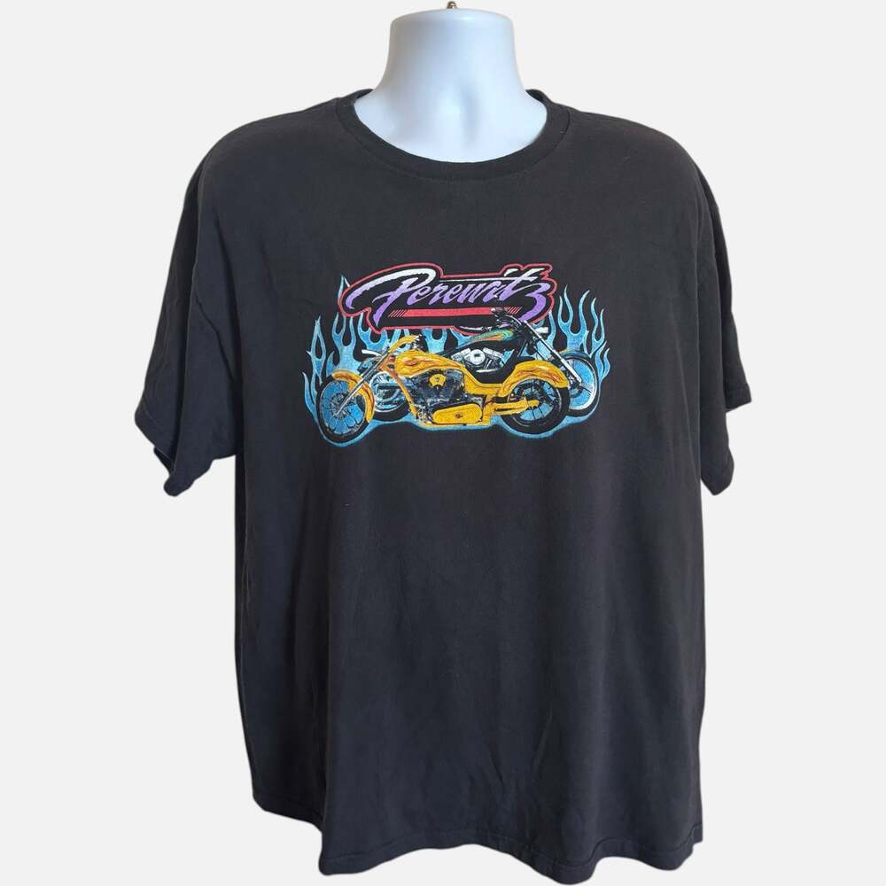 Delta Pro Weight XL Biker Graphic Tee Black Regular